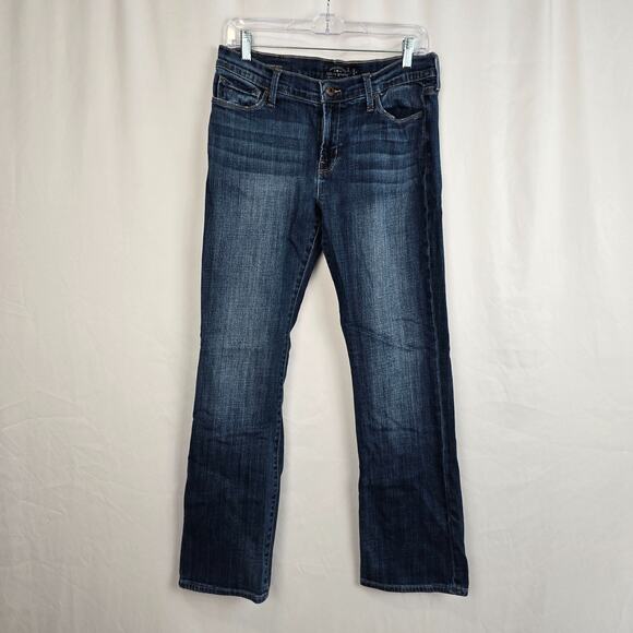 Lucky Brand Brooke Boot Jeans Women's 10/30 (28.5)*** A Dark Wash Fade - Picture 1 of 16